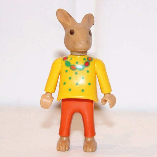 playmobil fillette lapin orange