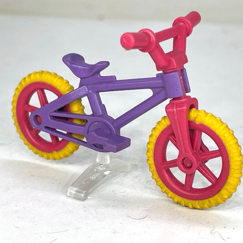playmobil vélo enfant violet