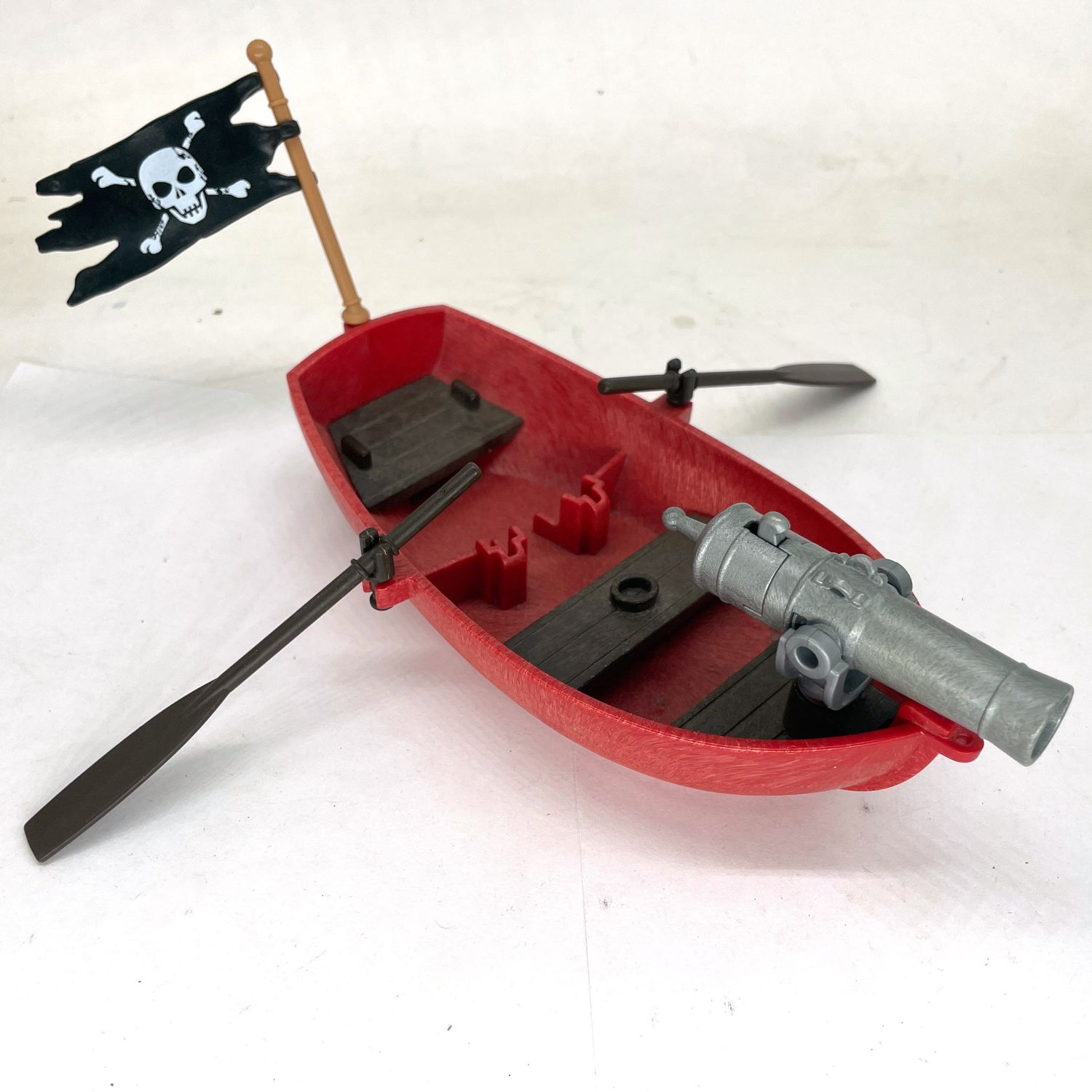 playmobil grande barque rouge