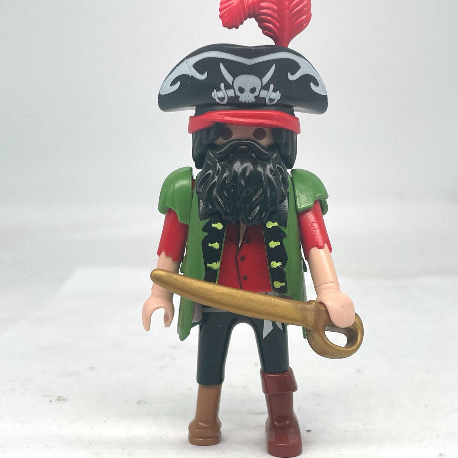 playmobil pirate veste verte