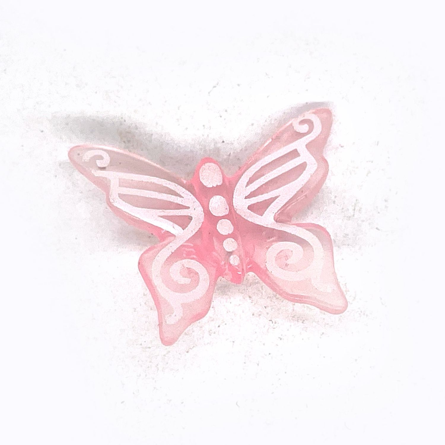 Playmobil papillon transparent rose