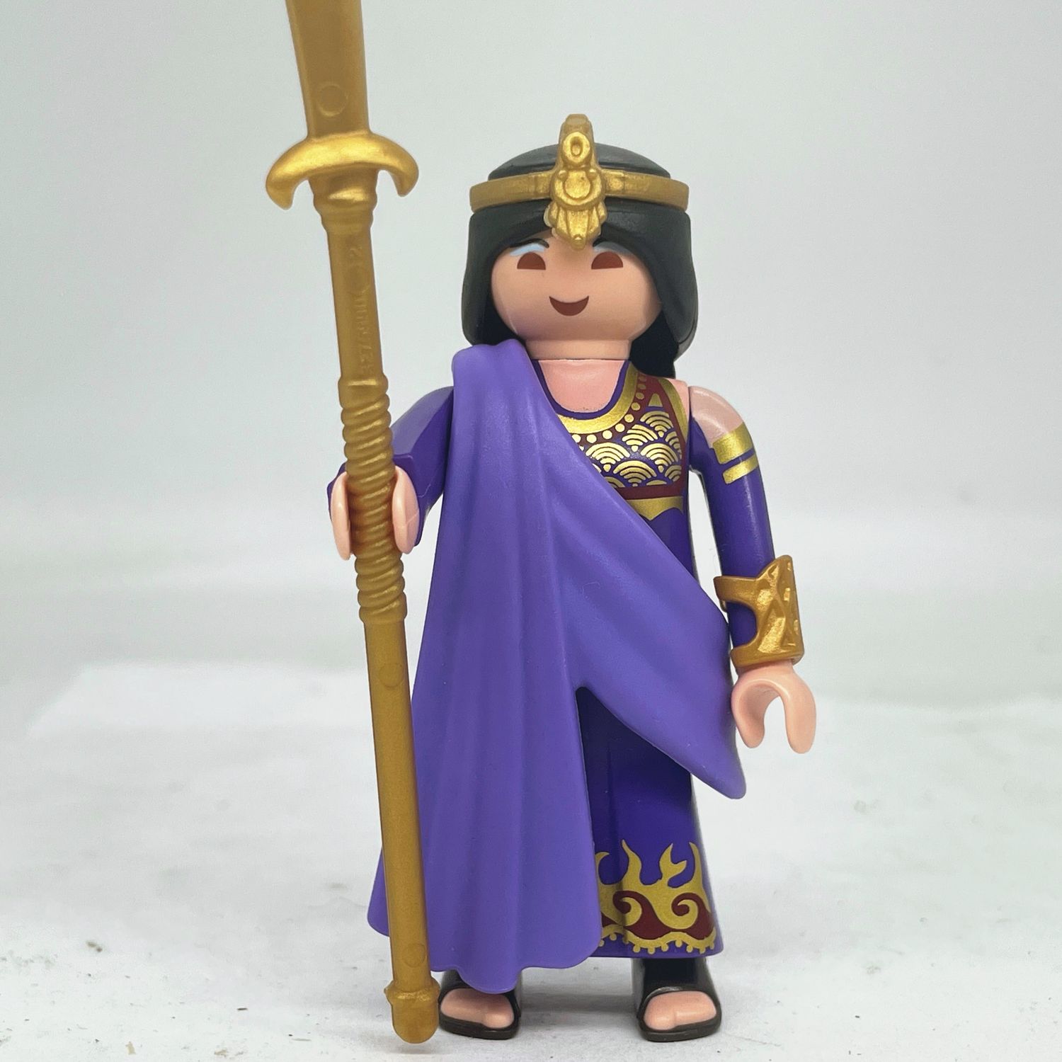 playmobil guerrière indou mauve