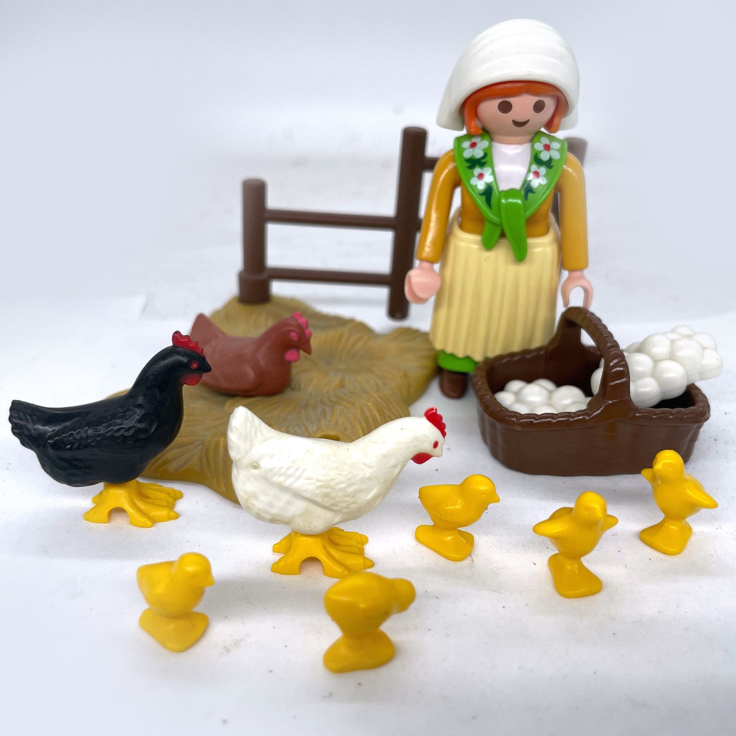 playmobil fermière et poules