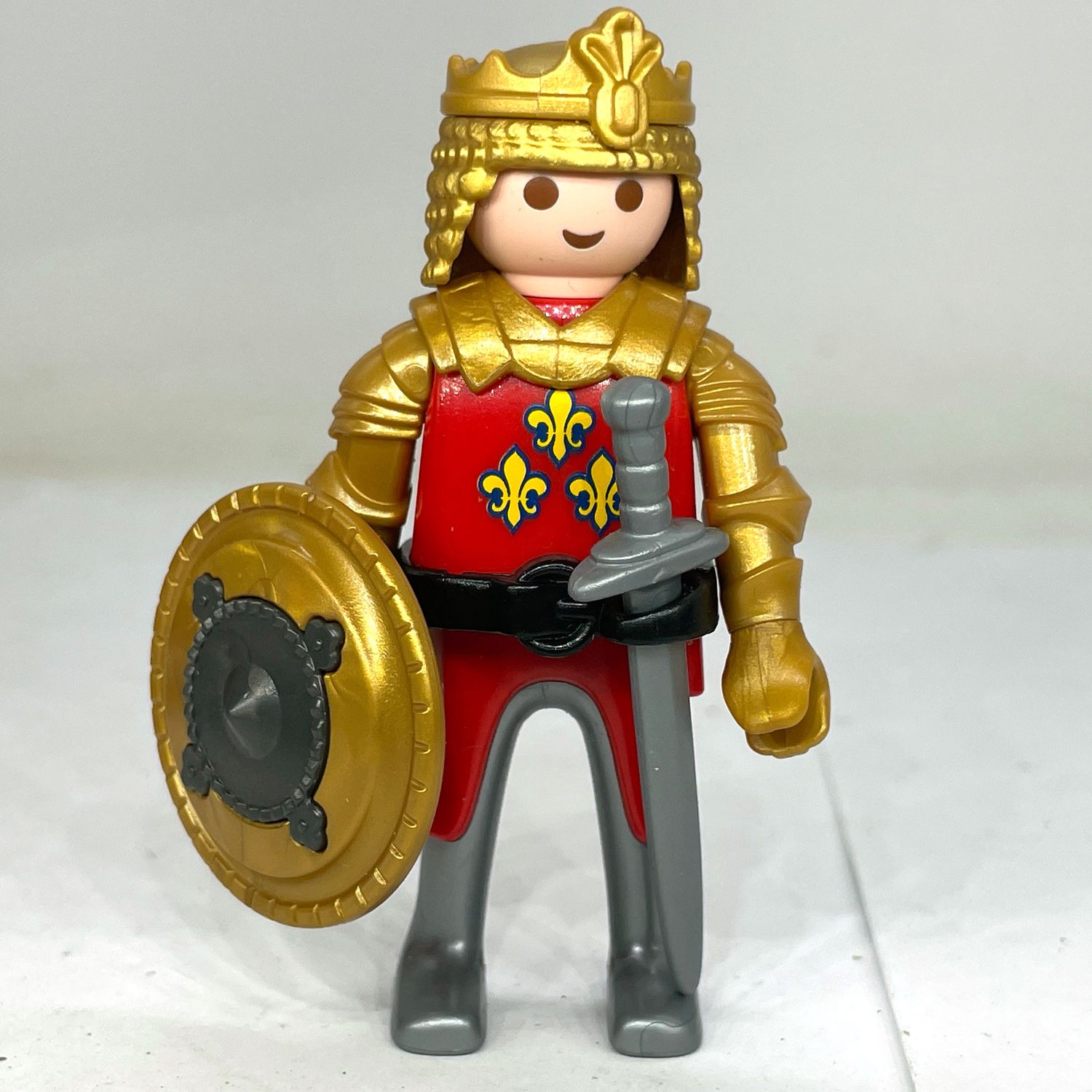 playmobil roi lys or