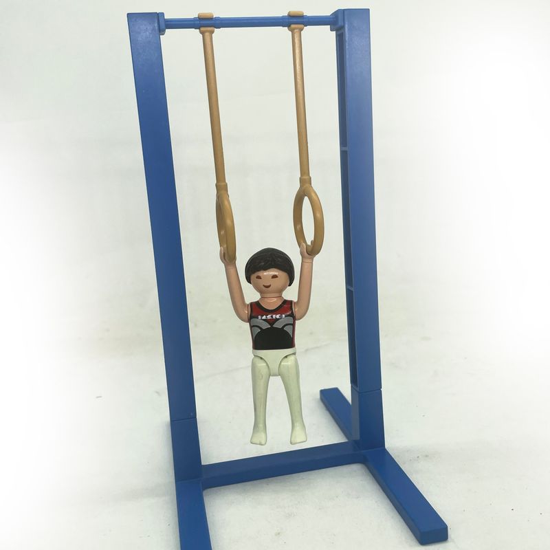 playmobil sportif gymnaste au portique