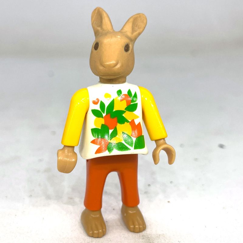 playmobil enfant lapin fleuri