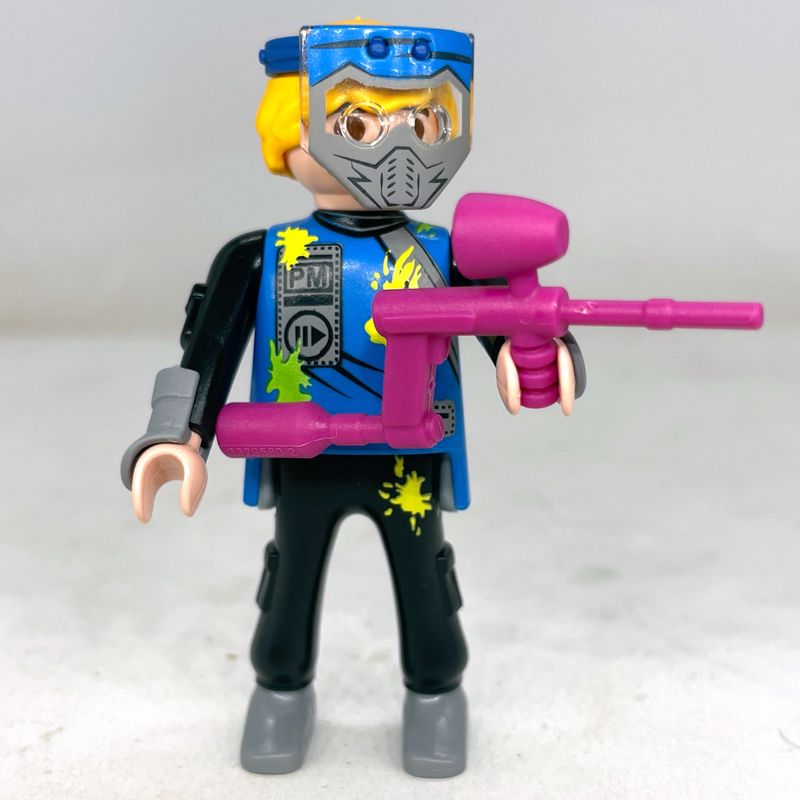 playmobil sportif joueur paintball 21