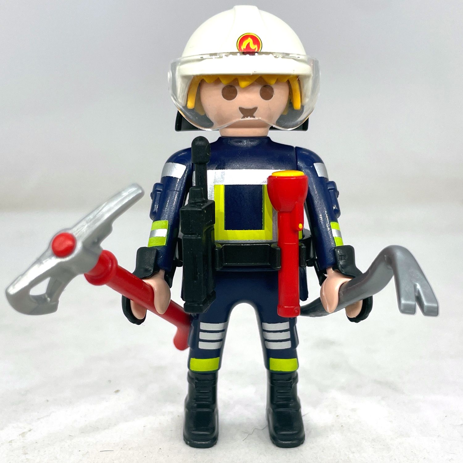 playmobil pompier americian beige S21