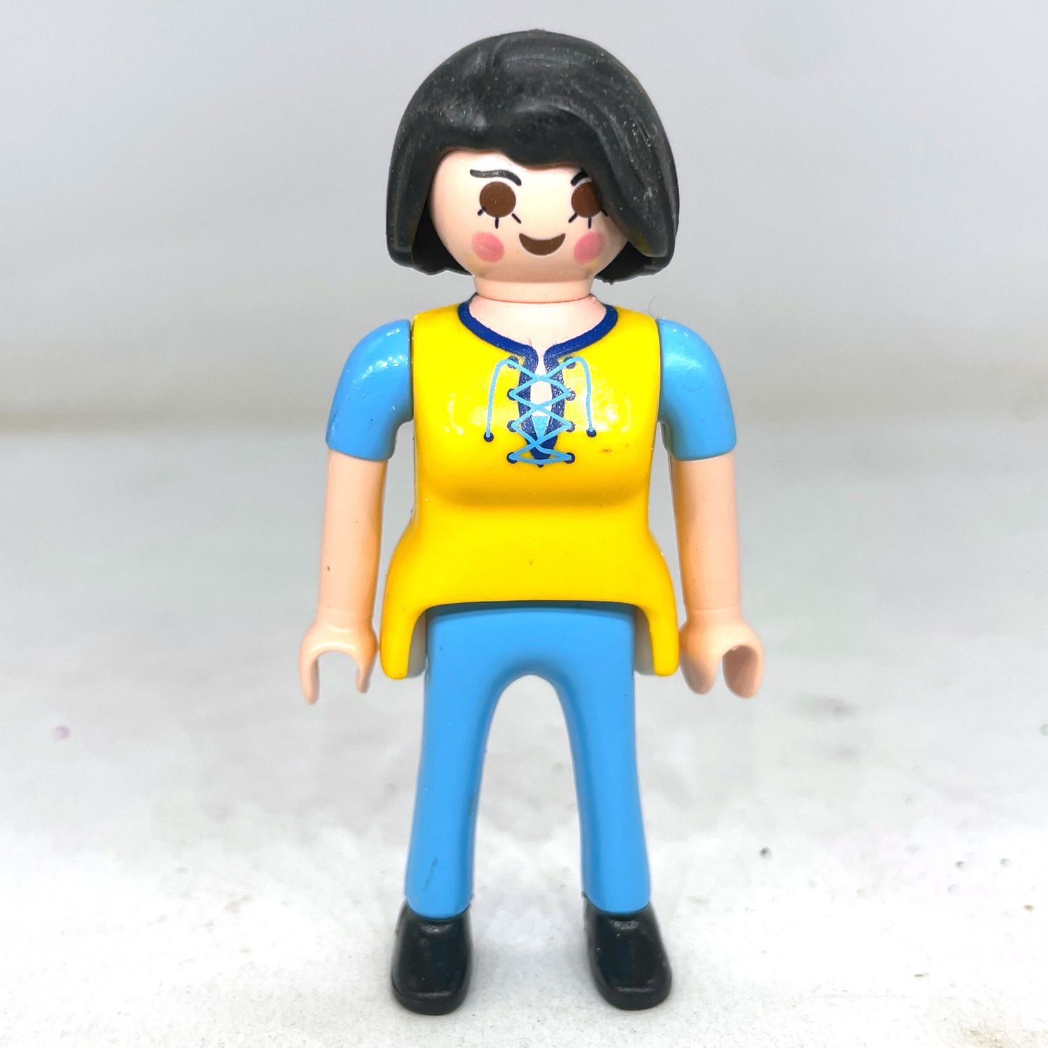 playmobil femme city jaune ciel
