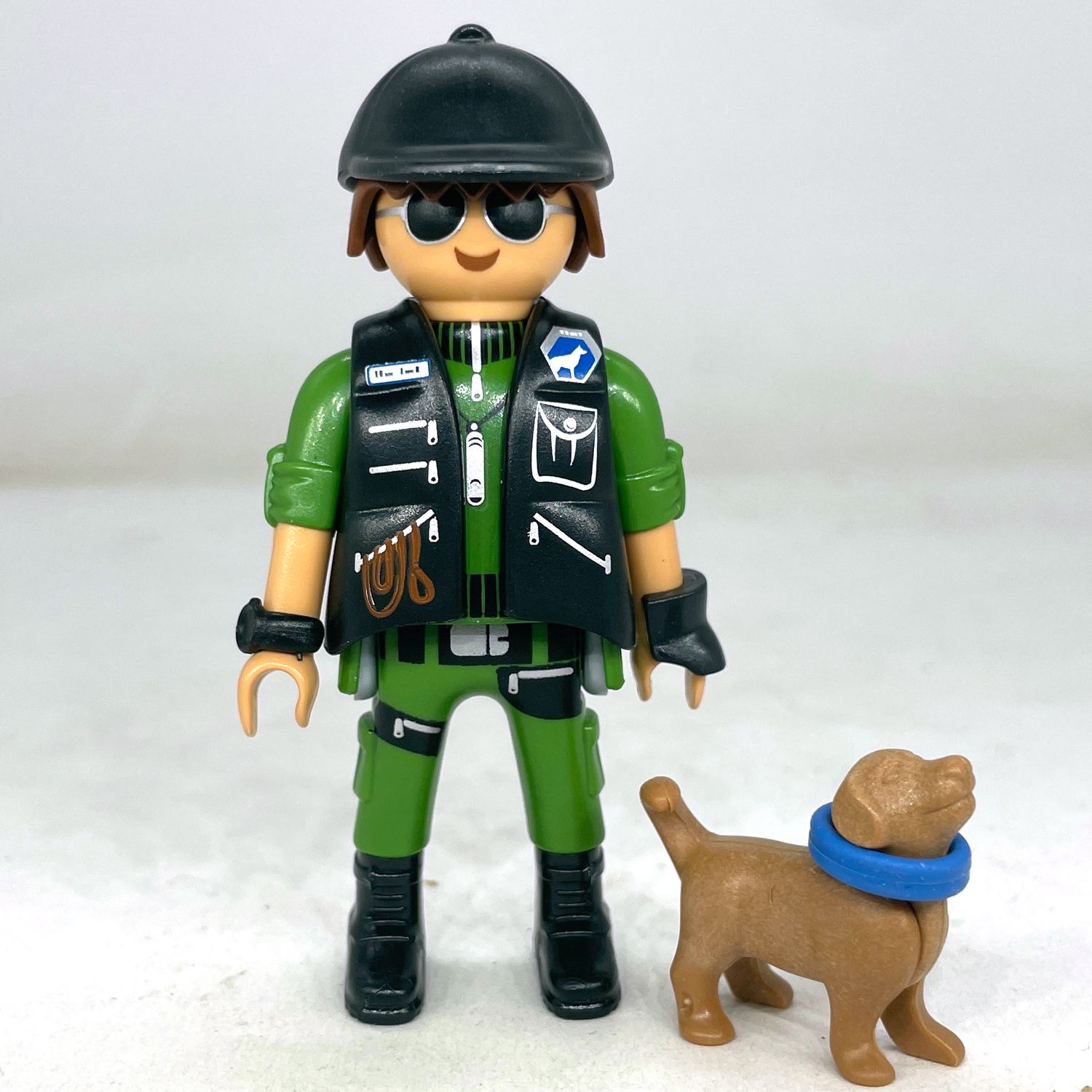 playmobil policier maitre chien S21