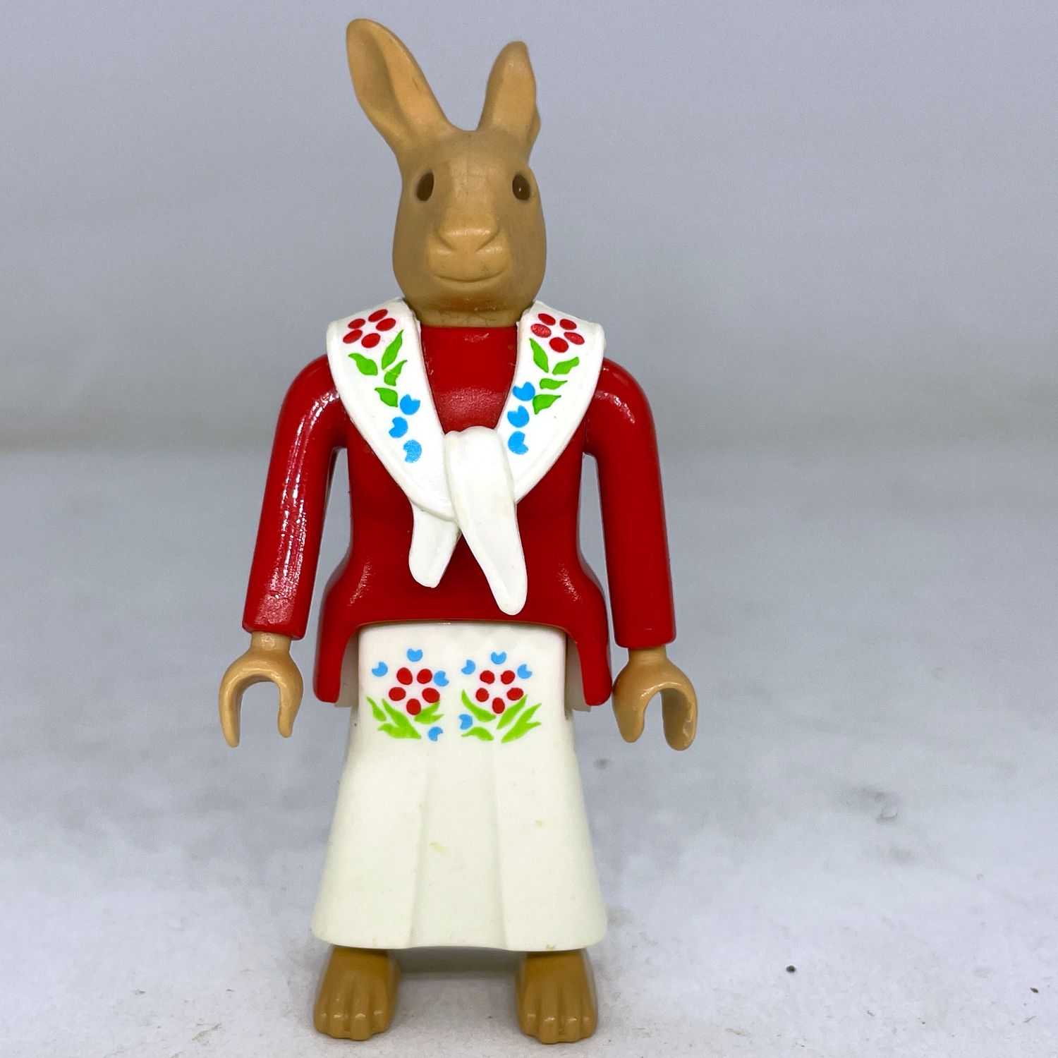 playmobil femme lapin foulard fleuri