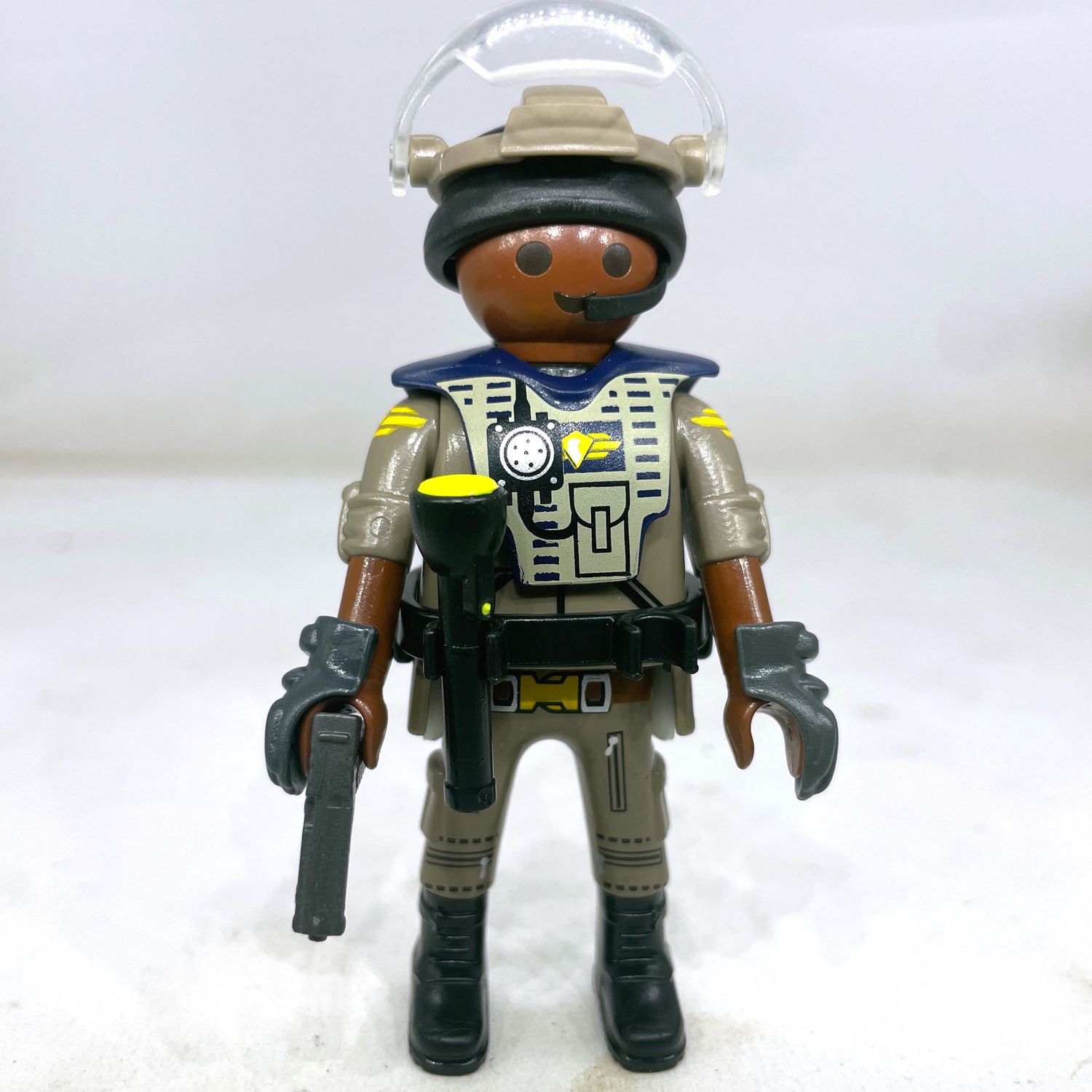 playmobil policier force speciale black
