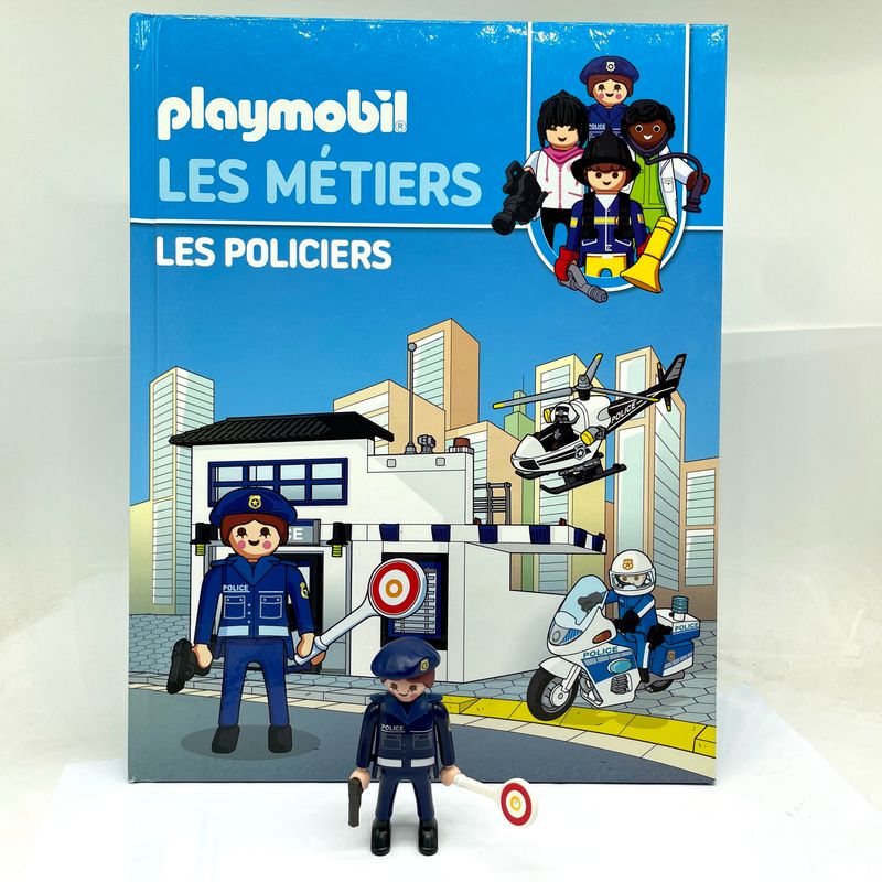 playmobil altaya 2 métier policière