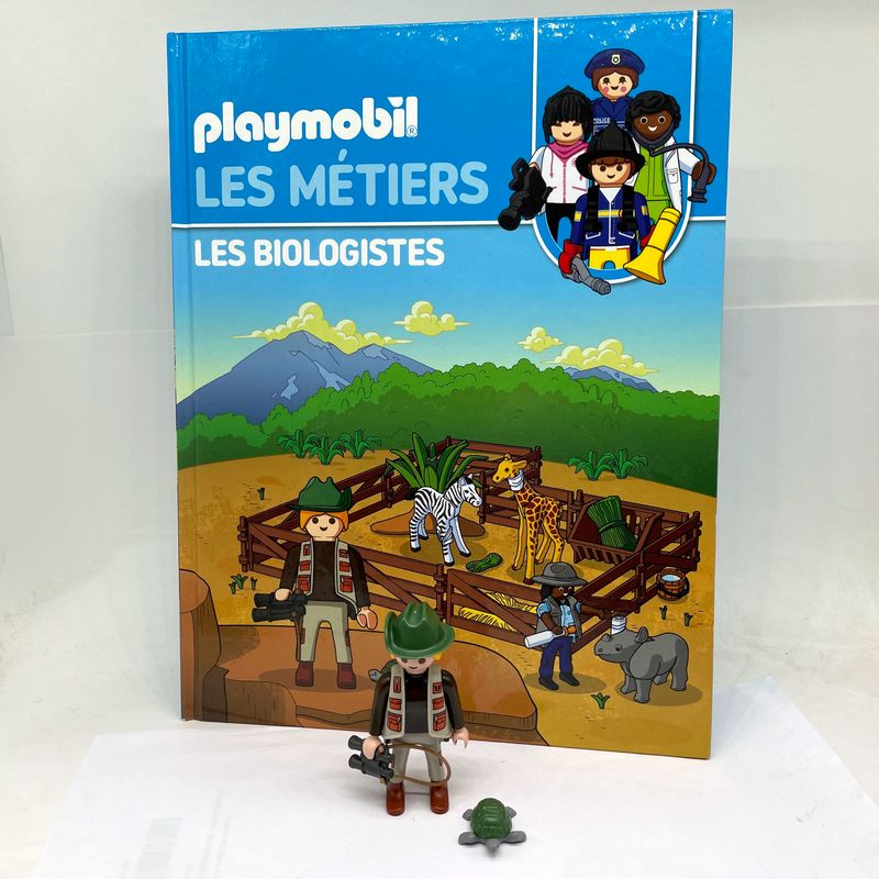 playmobil altaya 20 métier biologiste safari