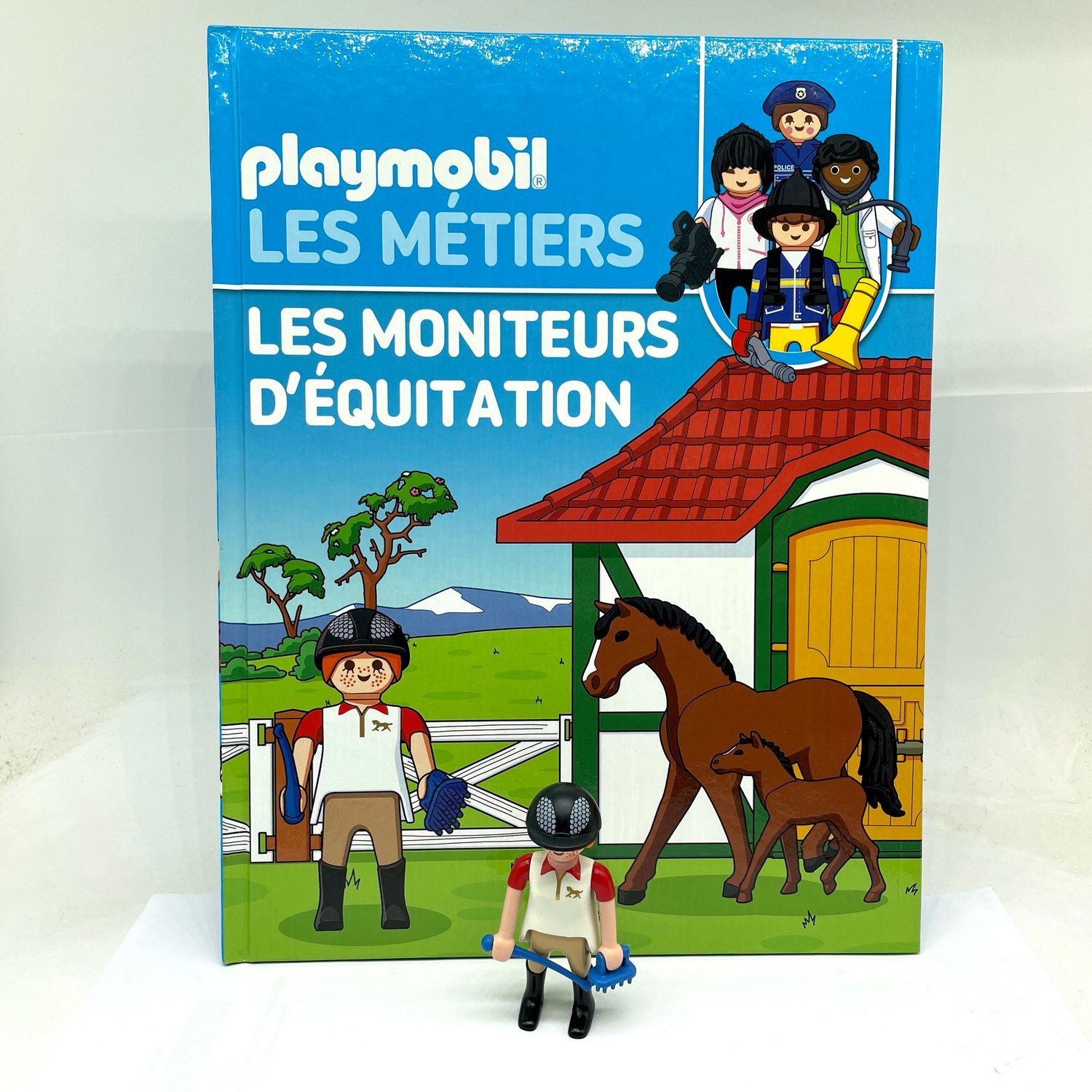 playmobil altaya 52 métier cavalière équitation