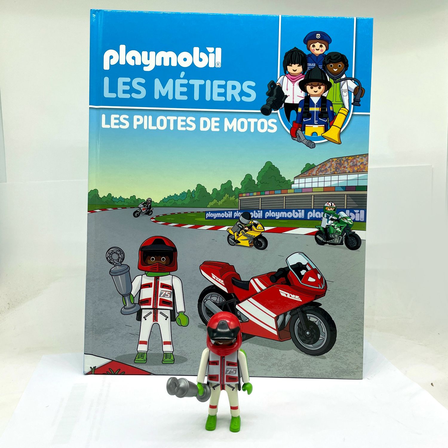 playmobil altaya 32 métier pilote de moto