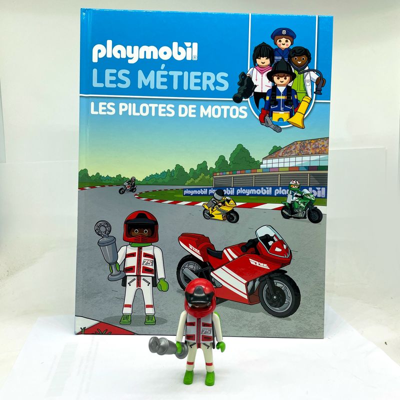 playmobil altaya 32 métier pilote de moto