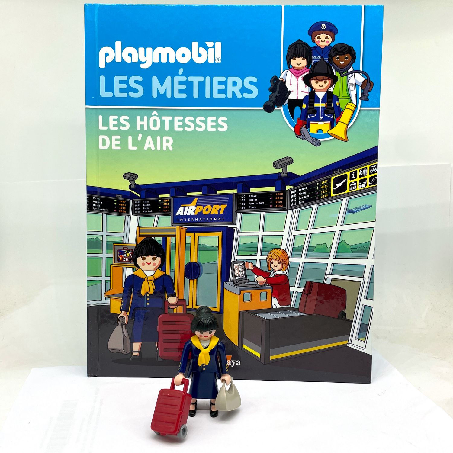 playmobil altaya 36 métier hôtesse de l'air