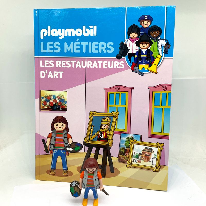 playmobil altaya 59 métier restaurateur d'art