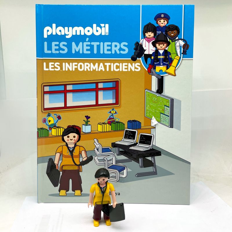 playmobil altaya 39 métier informaticien