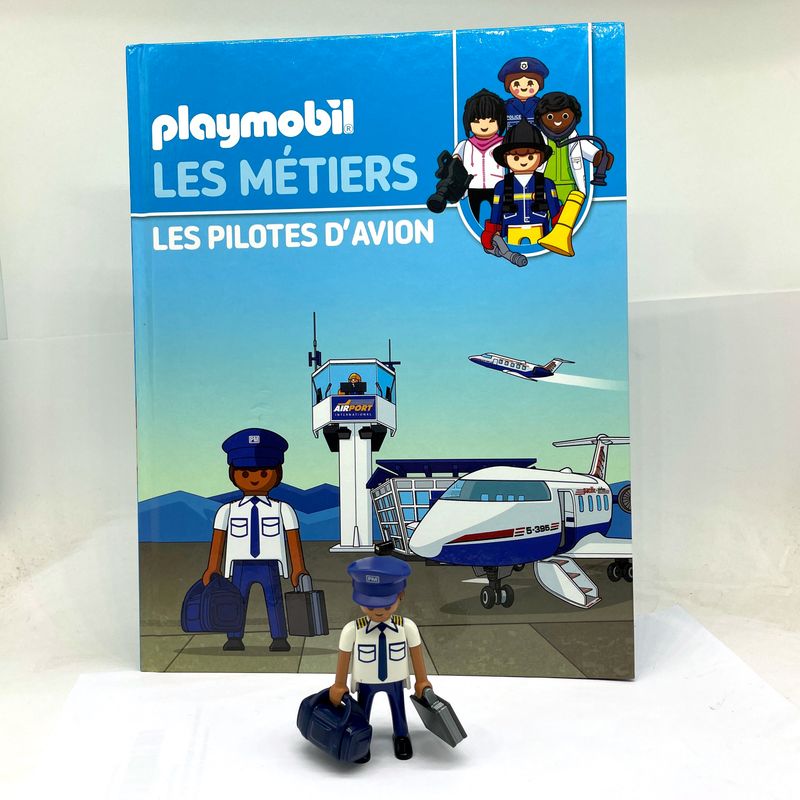playmobil altaya 27 métier pilote d'avion