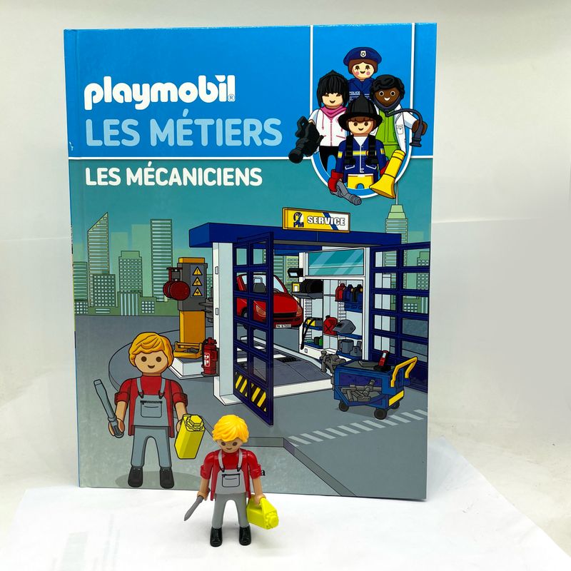 playmobil altaya 21 métier mécanicien