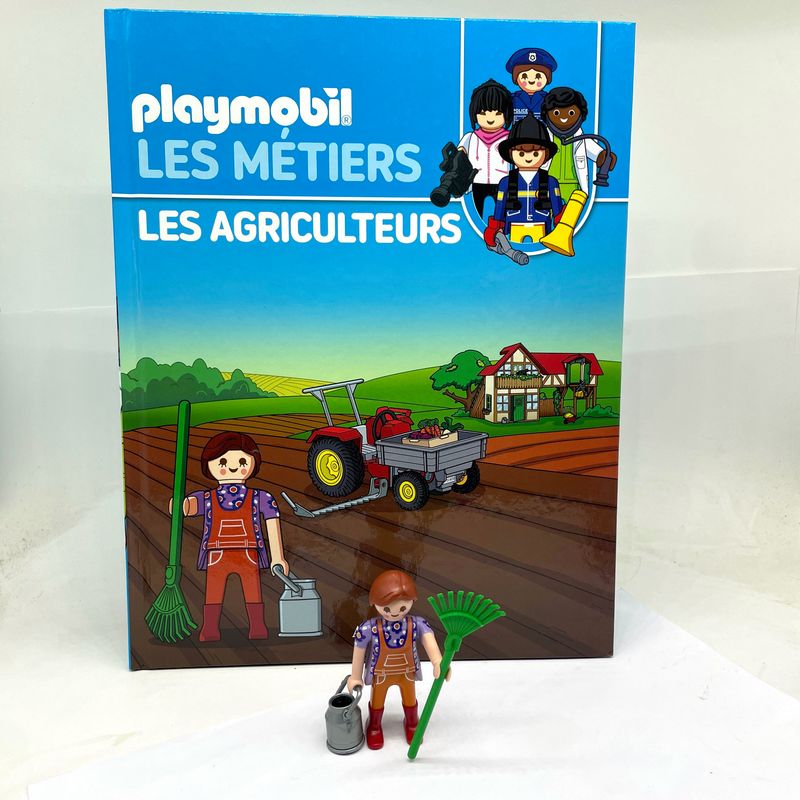 playmobil altaya 45 métier agriculteur