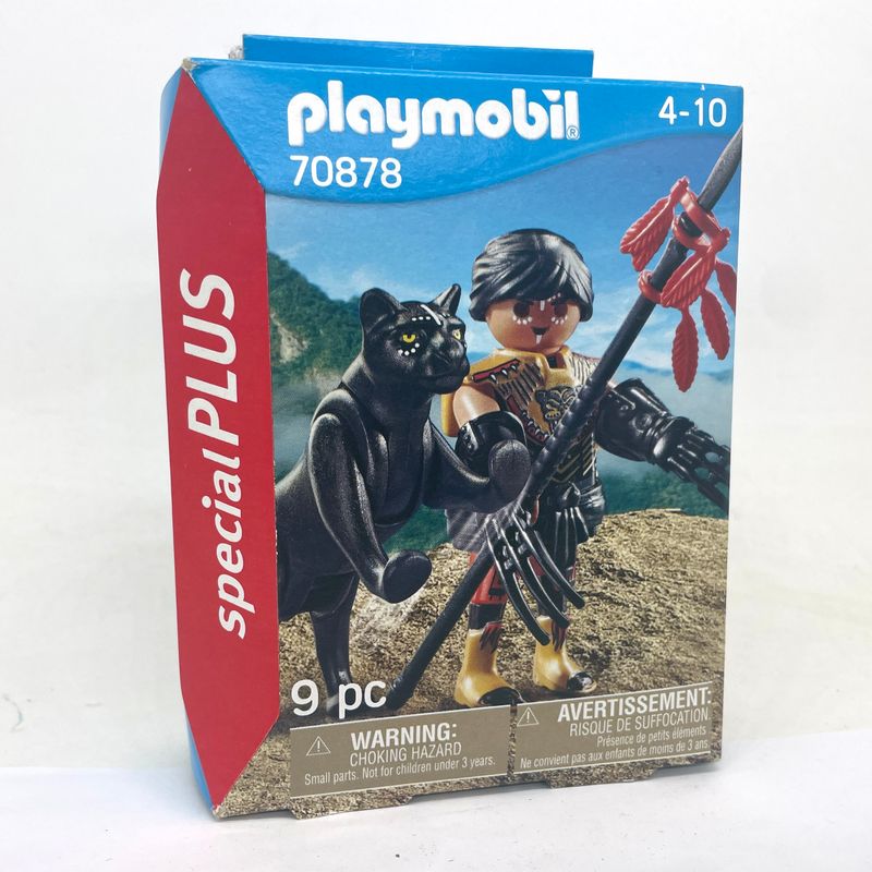 playmobil 70878 guerrier et panthère