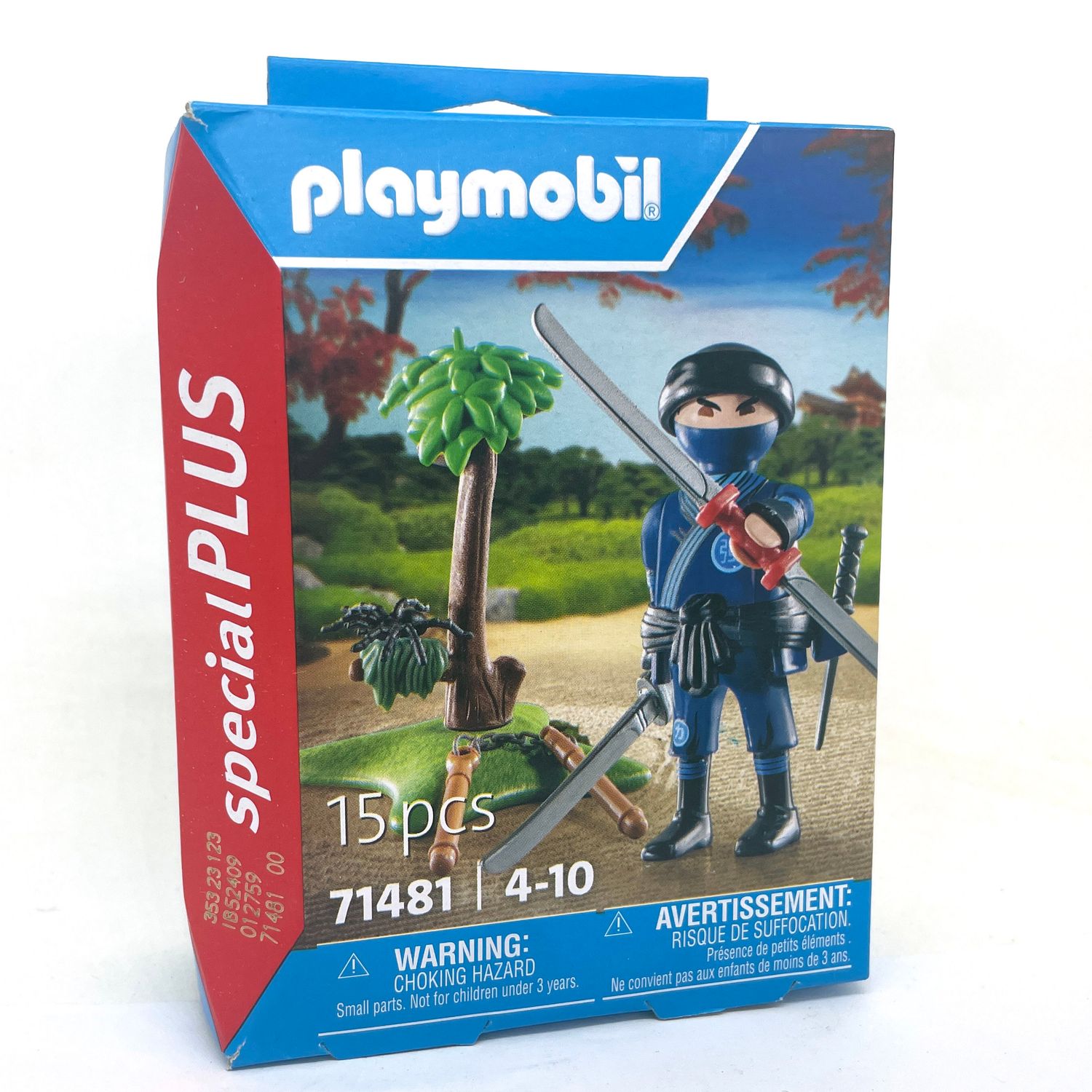 playmobil 71481 ninja bleu