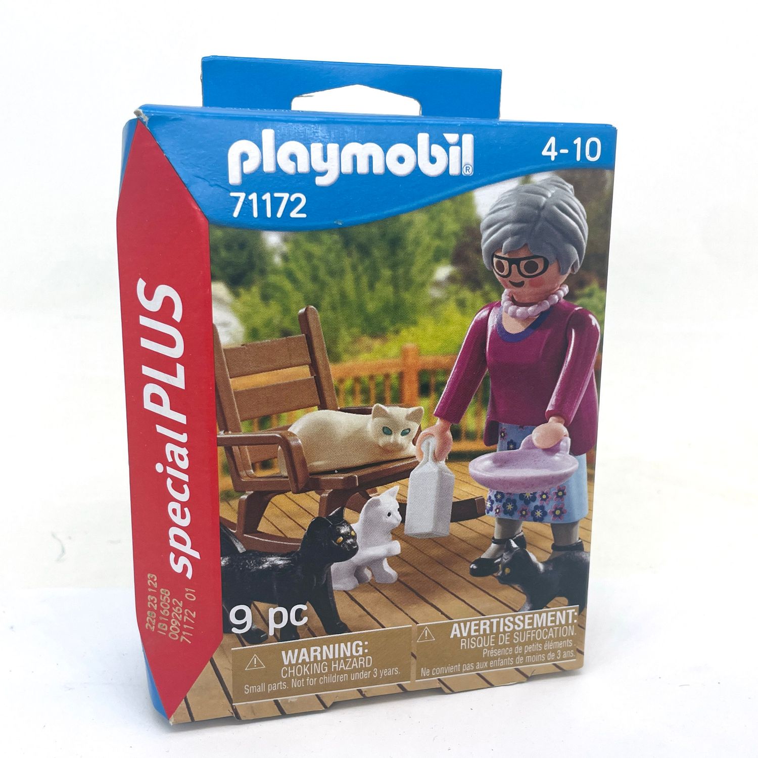 playmobil 71172 mamie aux chats