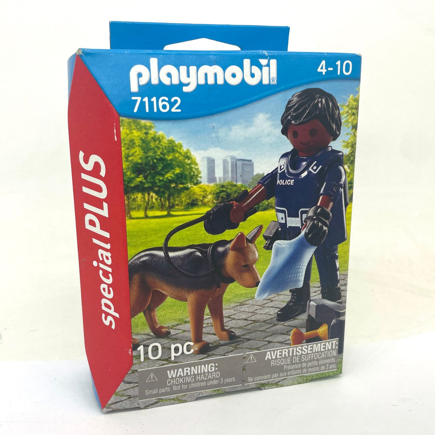 playmobil 71162 policier avec chien