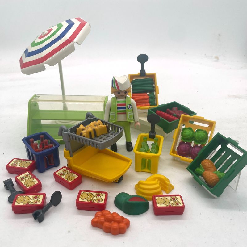 playmobil étalage maraîcher