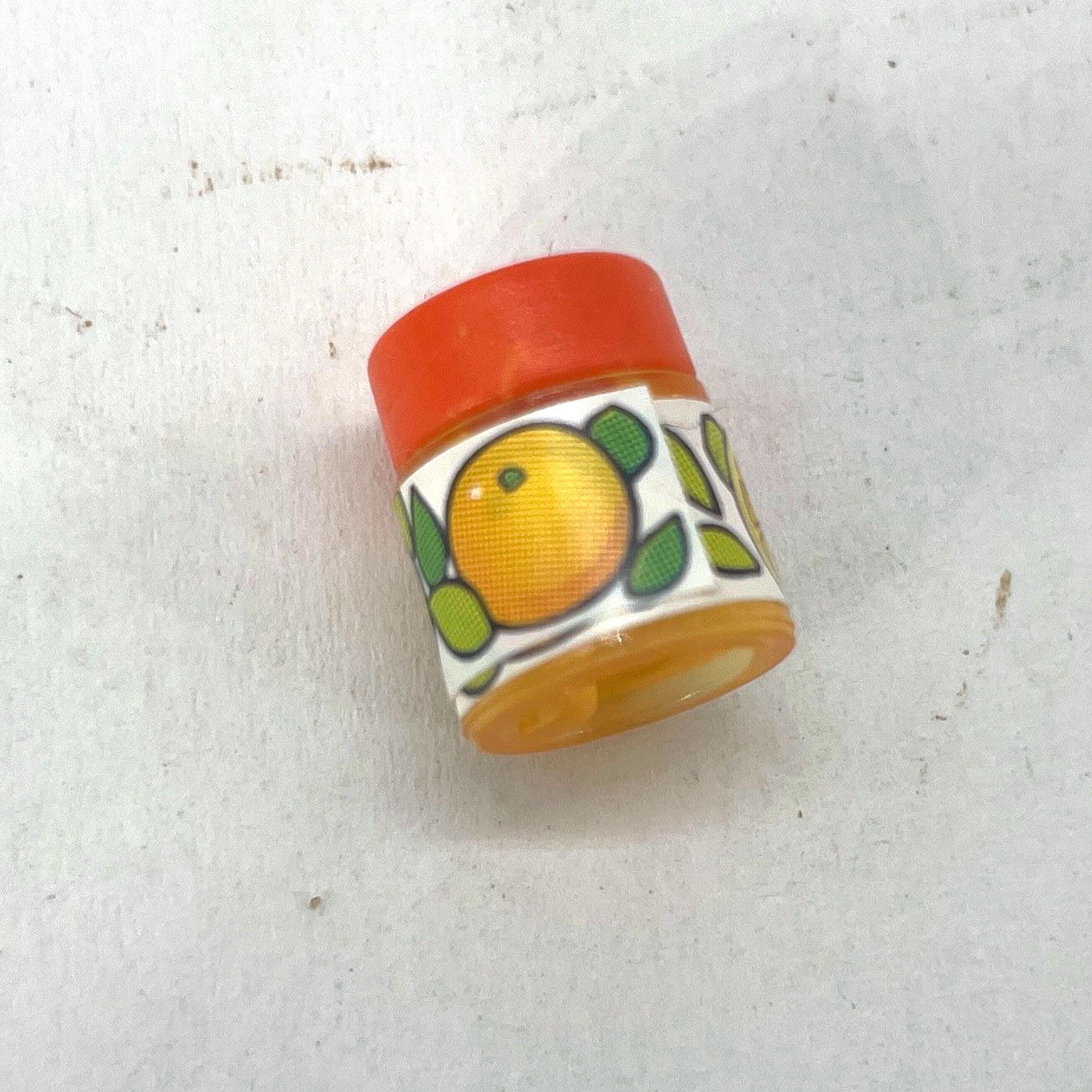 playmobil pot confiture orange