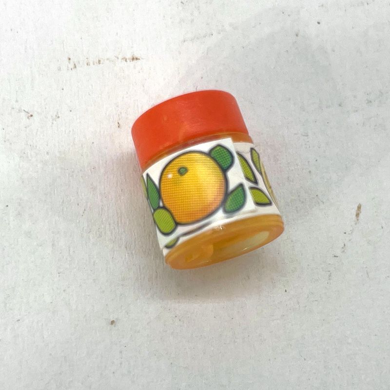 playmobil pot confiture orange