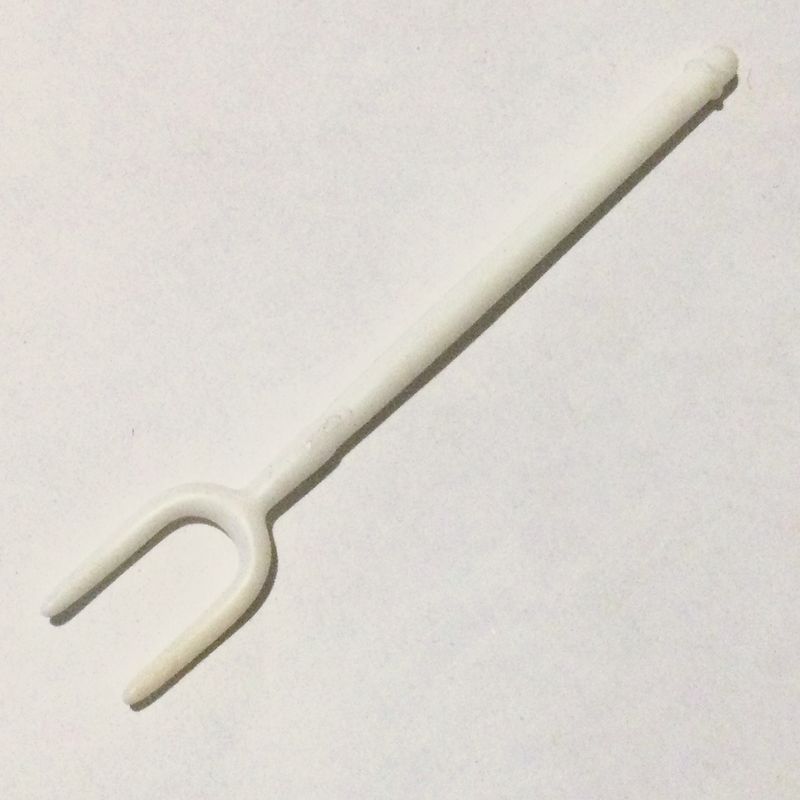 playmobil fourche 2 dents blanc