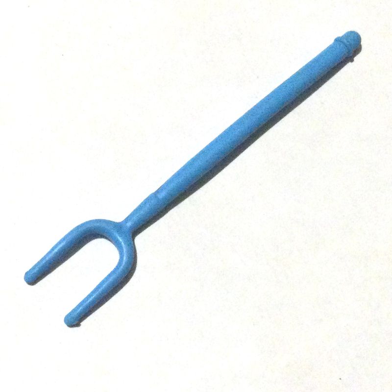 playmobil fourche 2 dents bleu