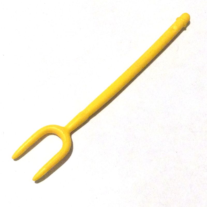 playmobil fourche 2 dents jaune