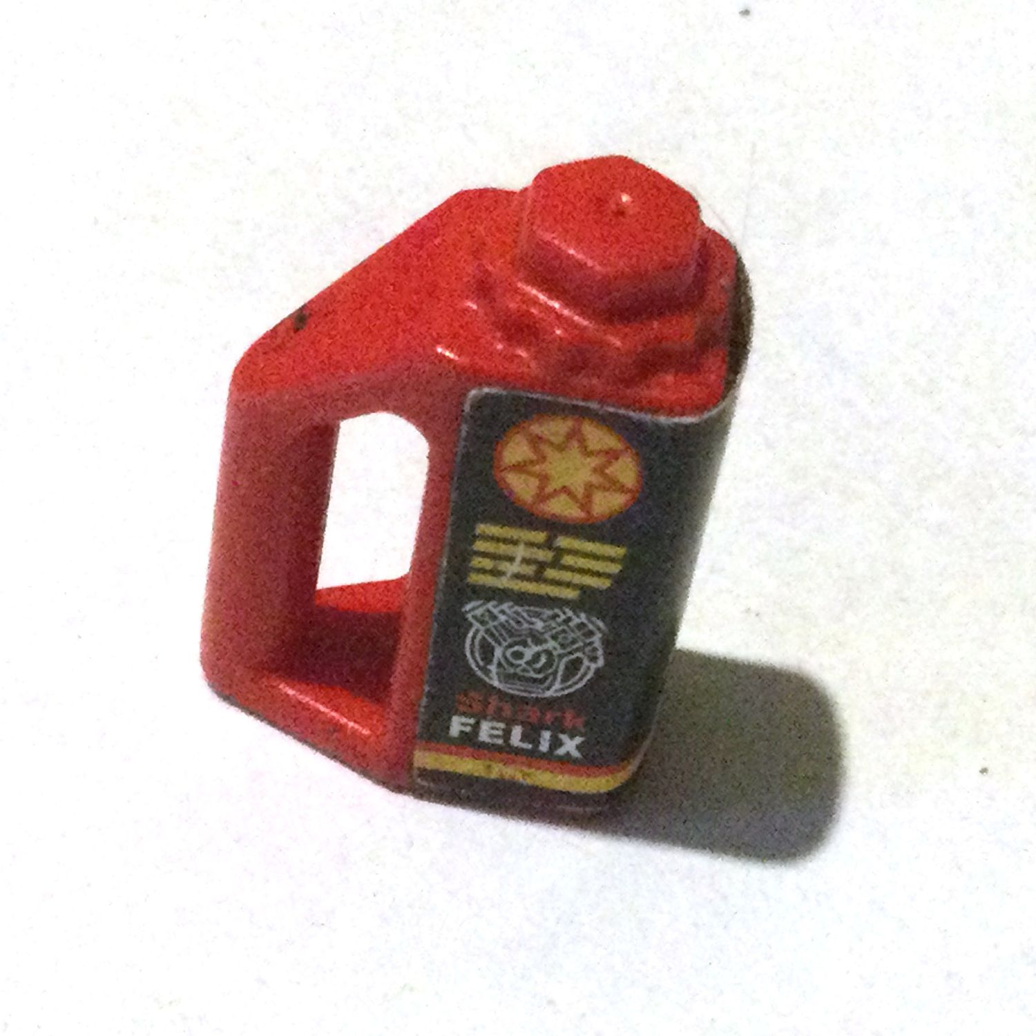 playmobil bidon d'huile rouge