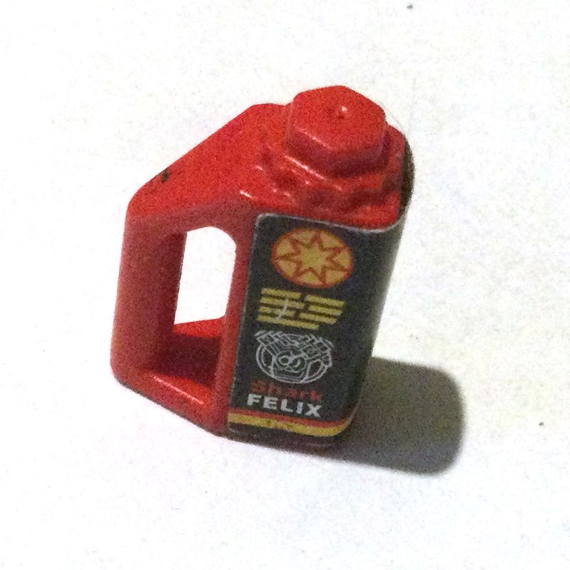 playmobil bidon d'huile rouge