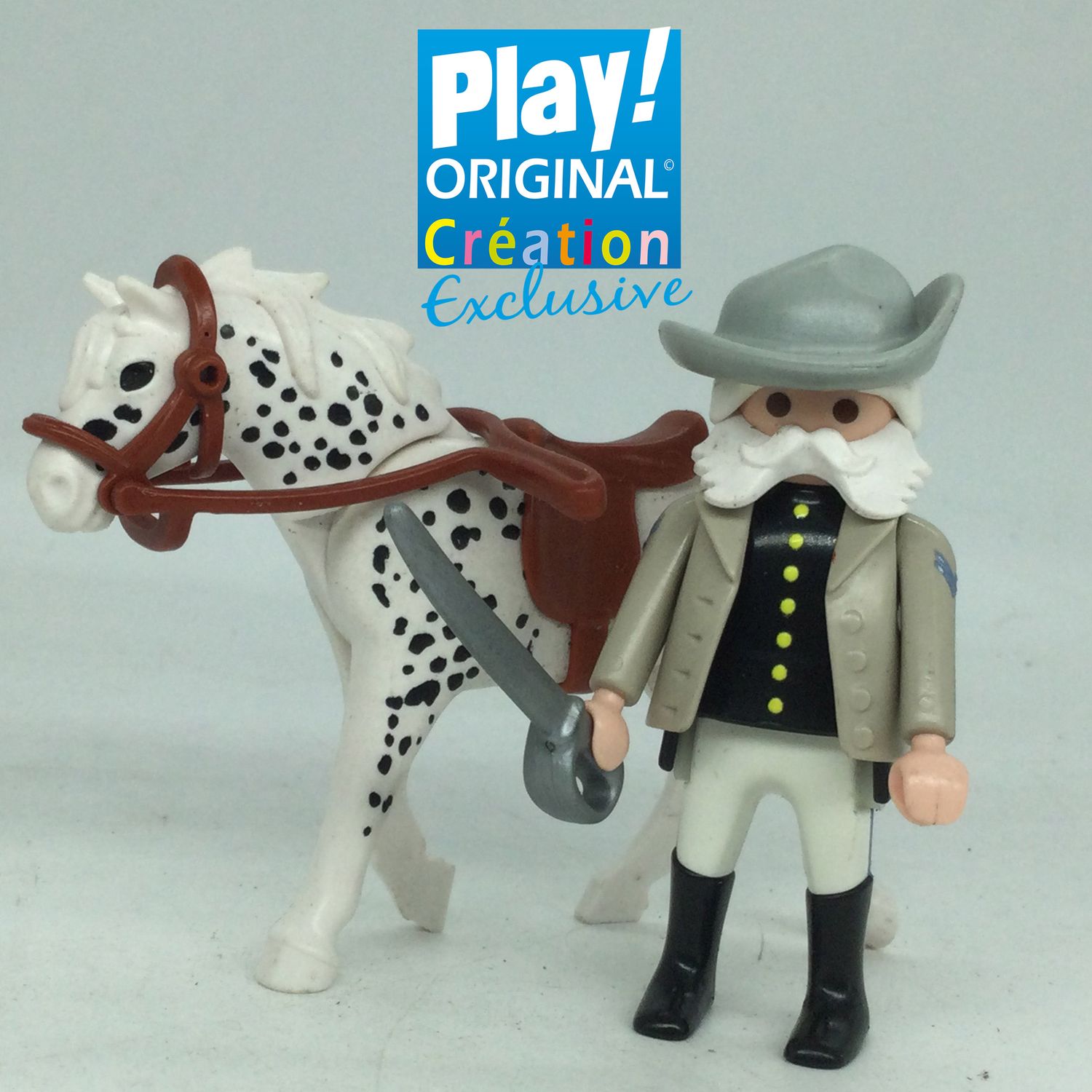 Playmobil général sudiste -décalco crea-