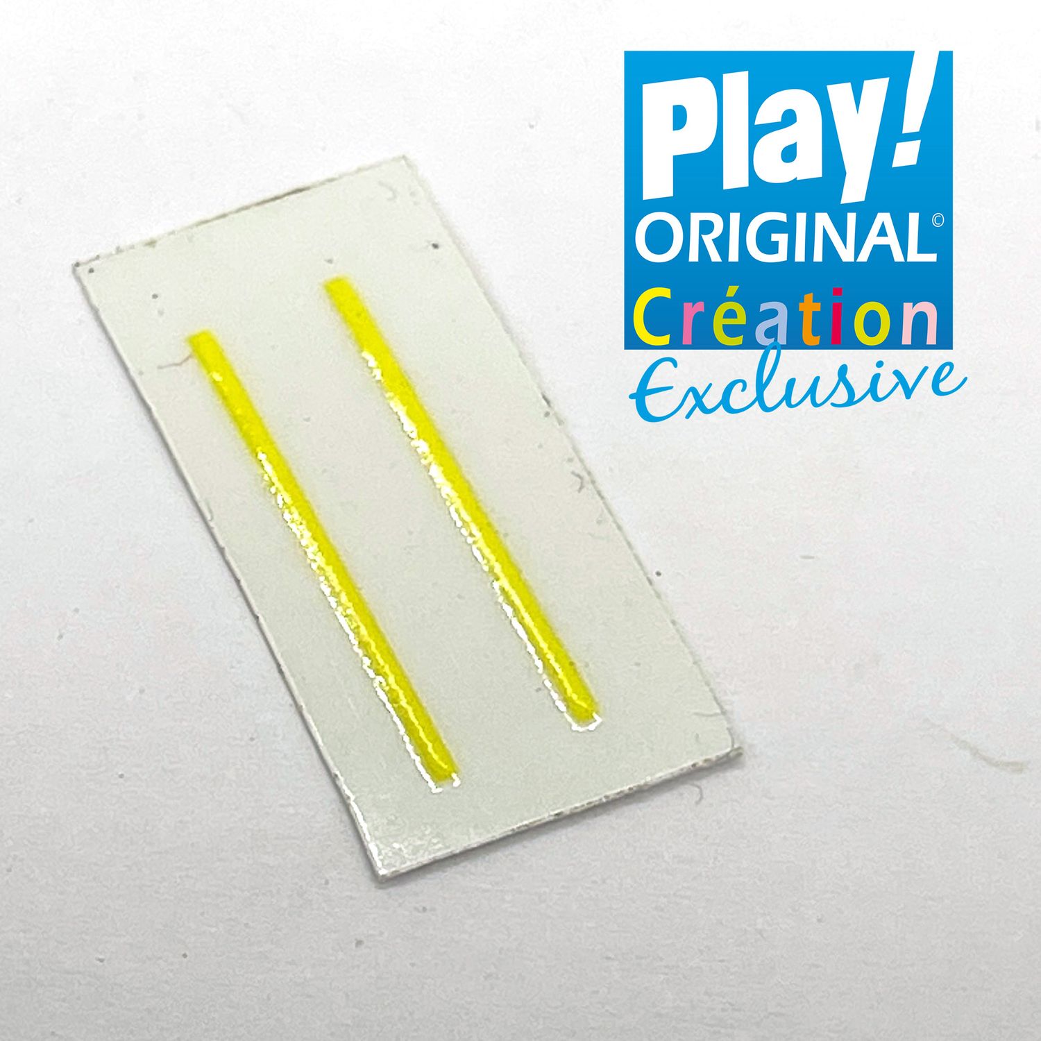 Playmobil décalcomanie bande pantalon jaune