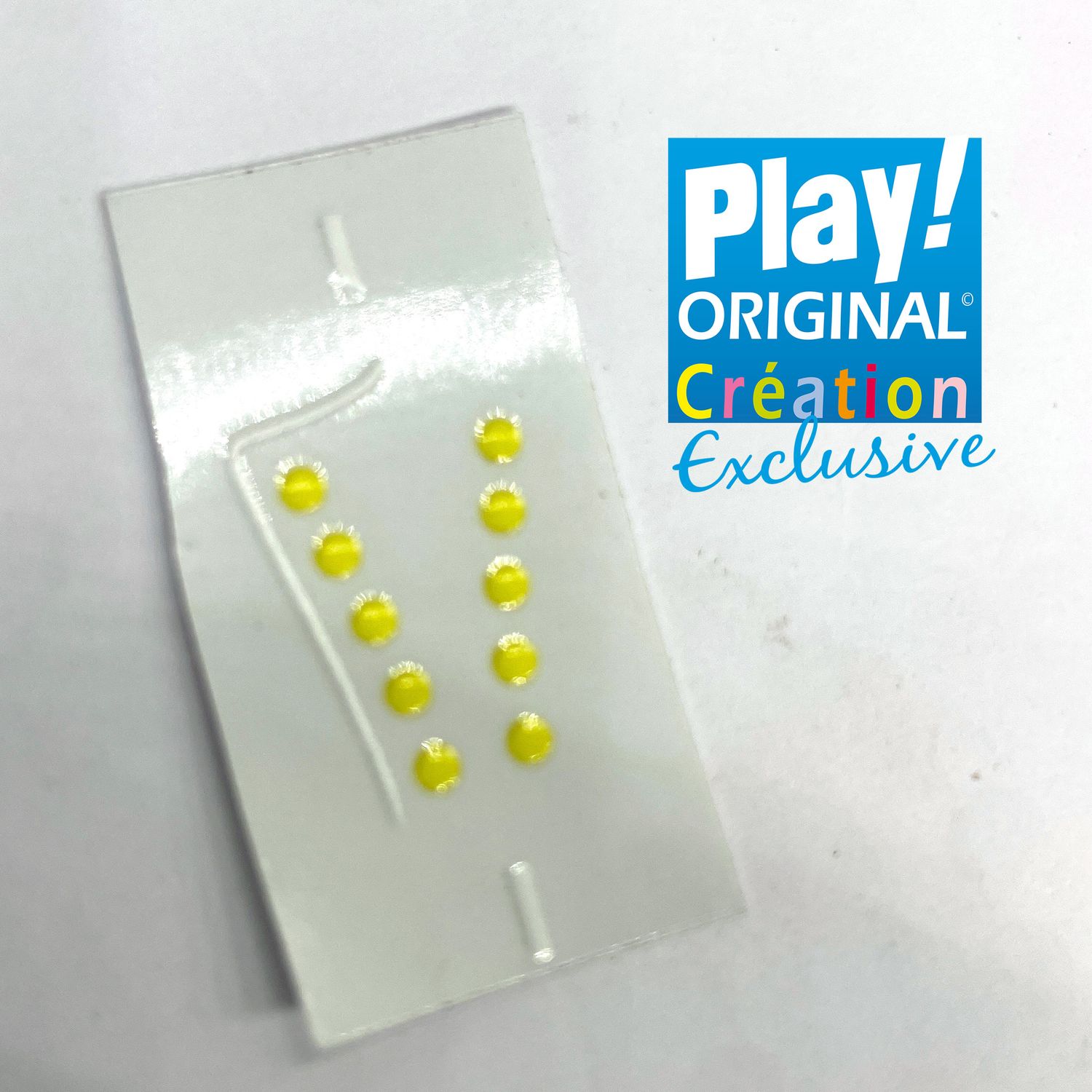 Playmobil décalcomanie plastron jaune