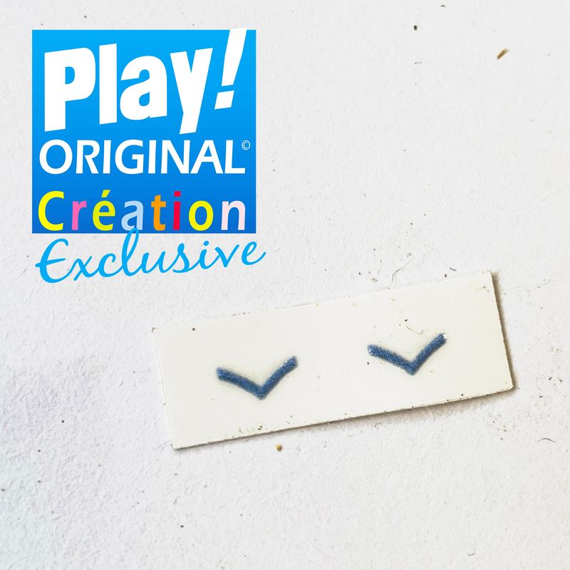 Playmobil décalcomanie galon simple bleu