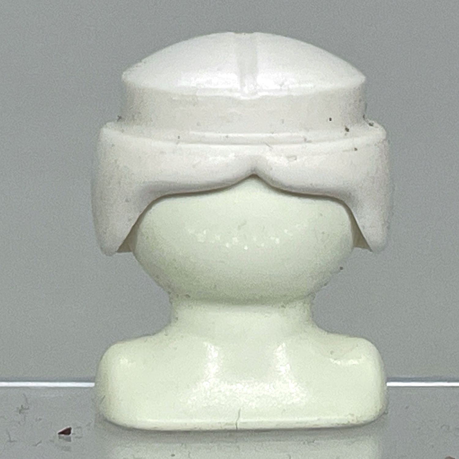 Playmobil cheveux blanc catogan