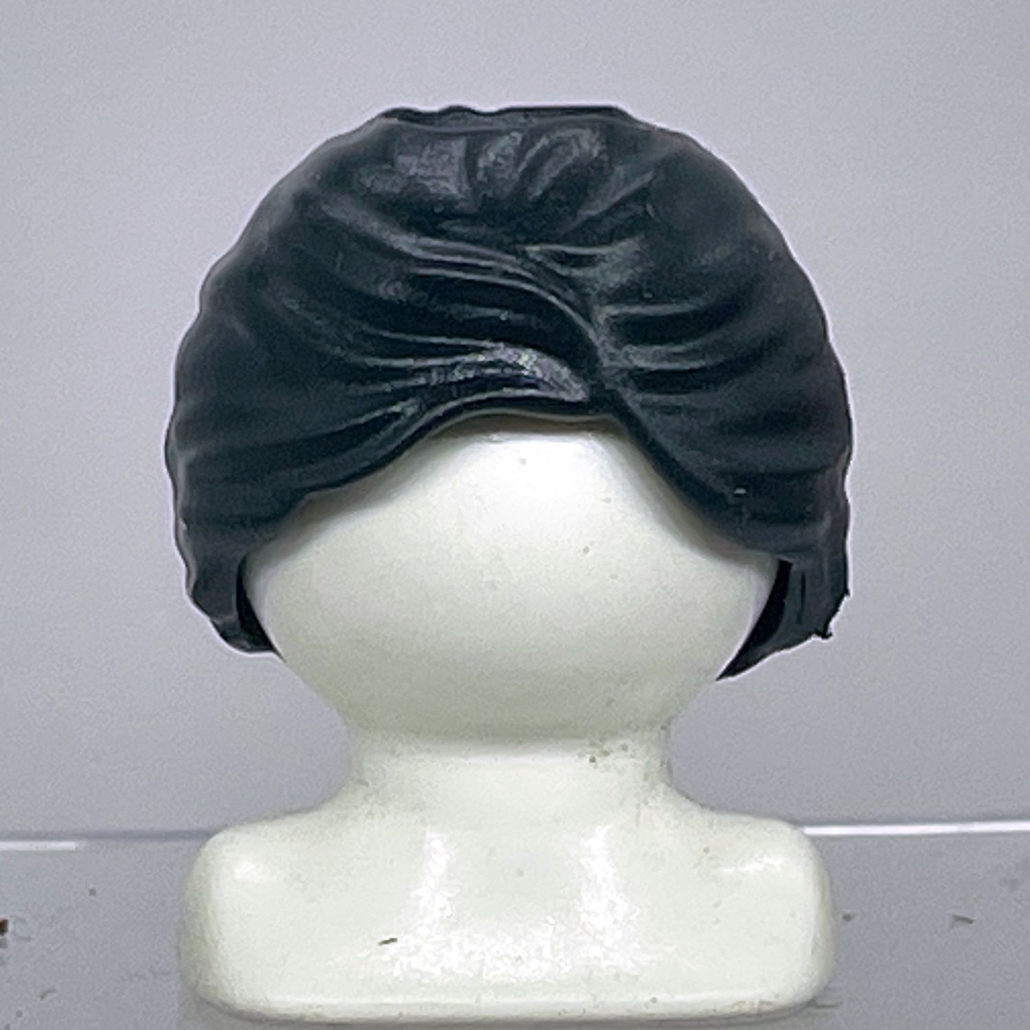 playmobil cheveux chignon percé noir