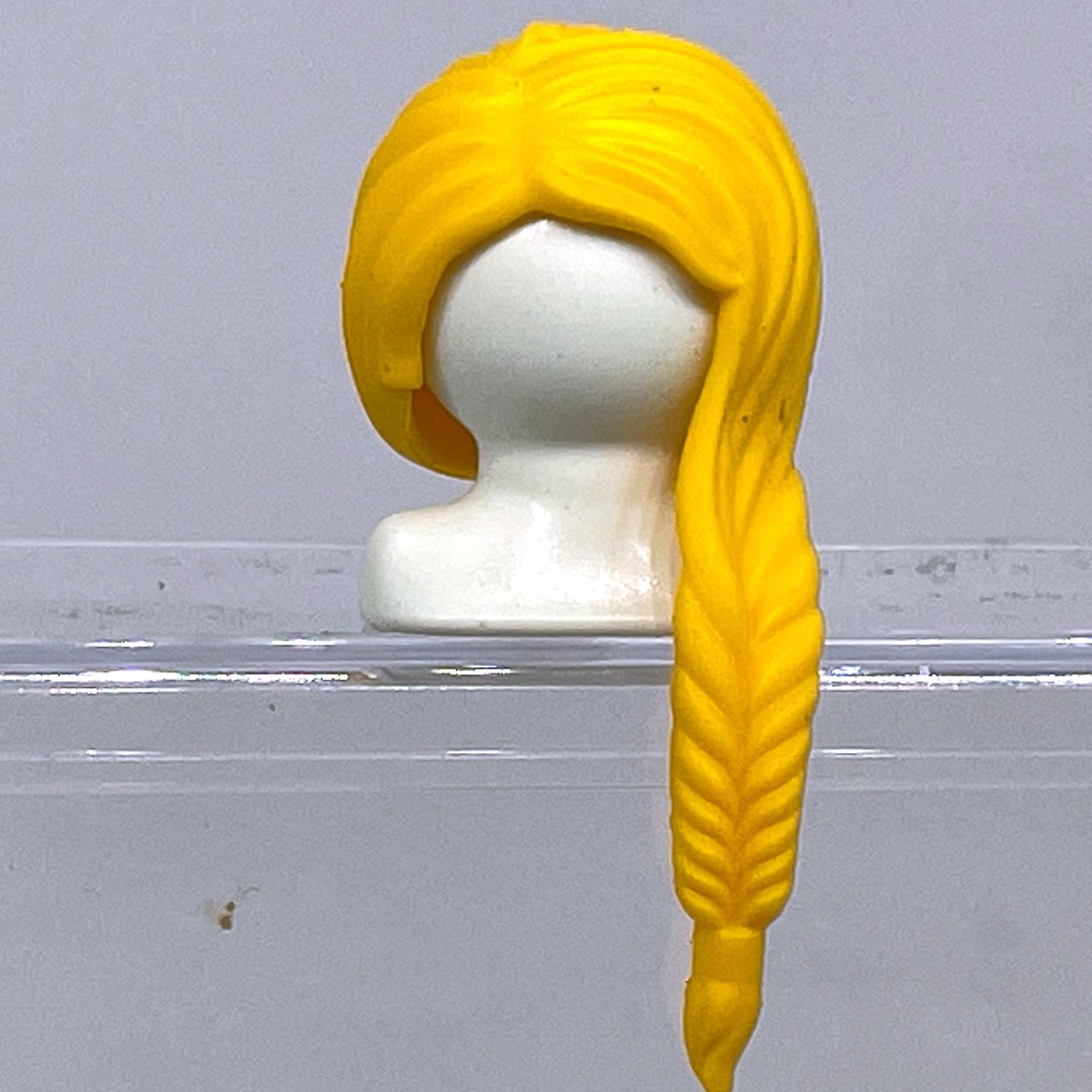 Playmobil cheveux longue natte blond