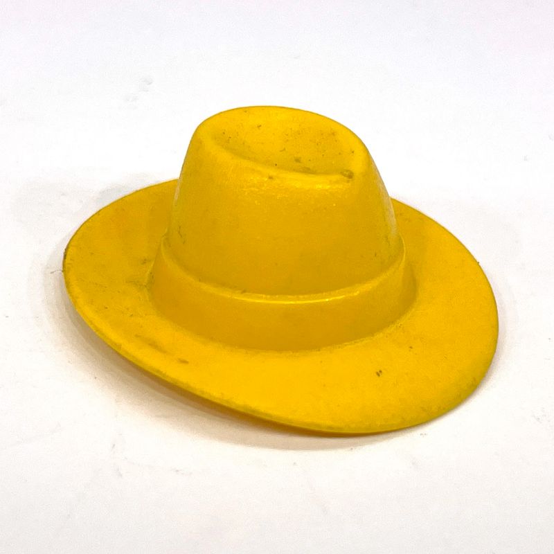playmobil chapeau ferme vintage jaune