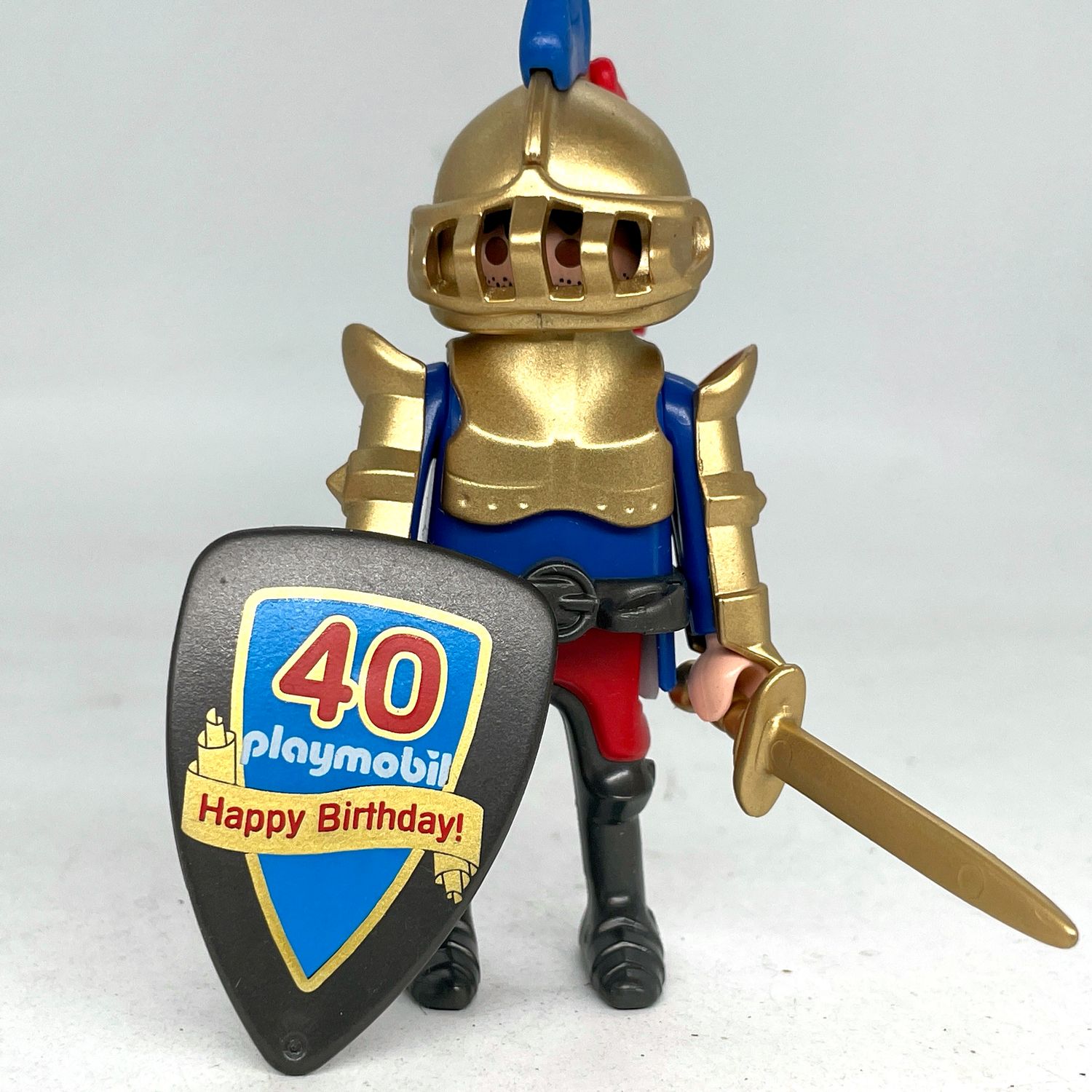 Playmobil chevalier or 40 anniversaire