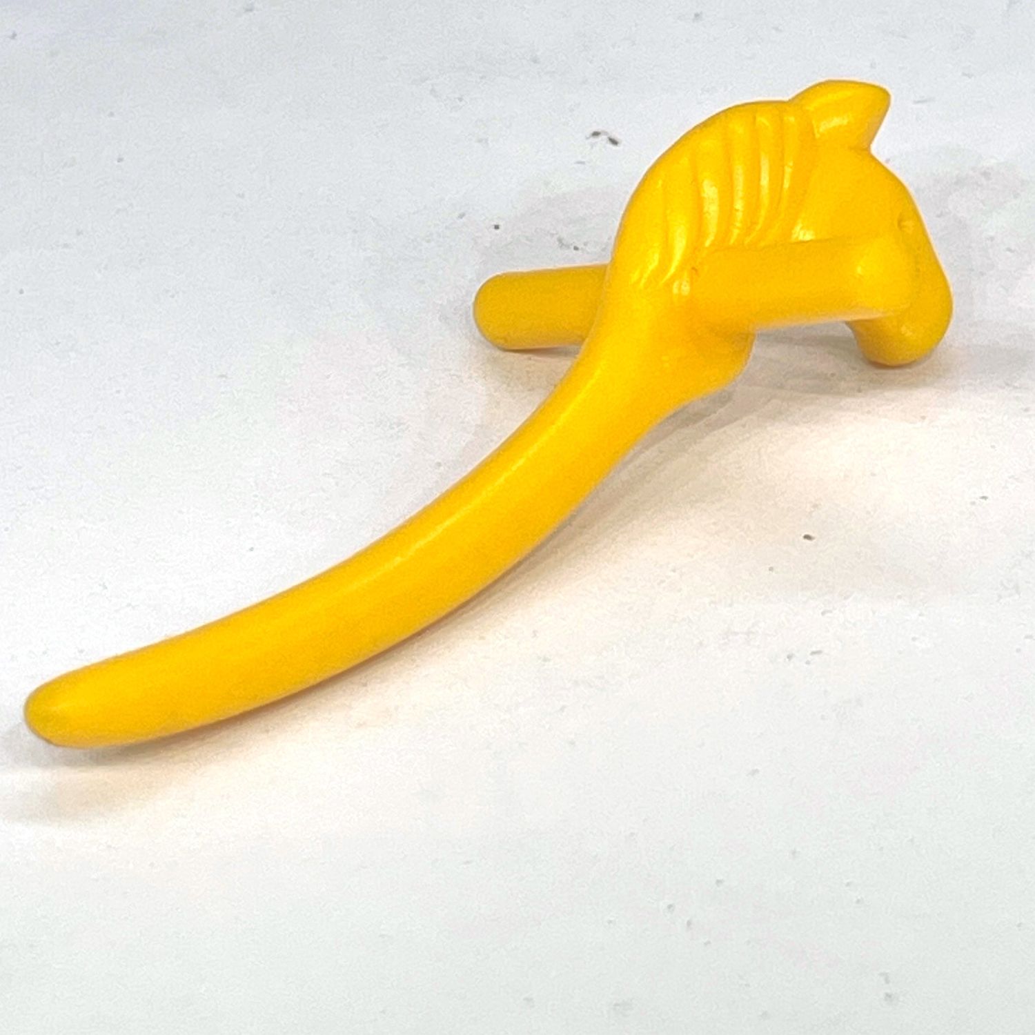 Playmobil jouet cheval jaune