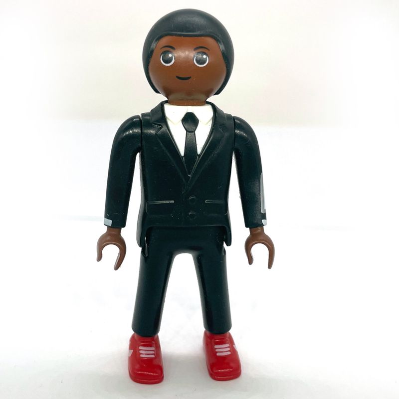 Playmobil agent secret costume noir